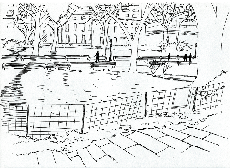 Monday Sketch: Central Park - Blendo News